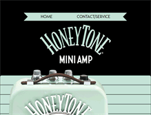 Tablet Screenshot of honeytoneamp.com